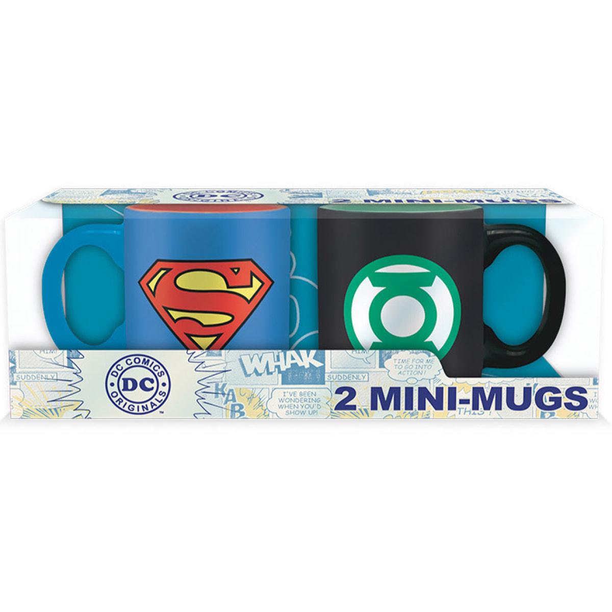 Set 2 Mini Tazze Dc-superman&green Lant. Tazza - Gadget