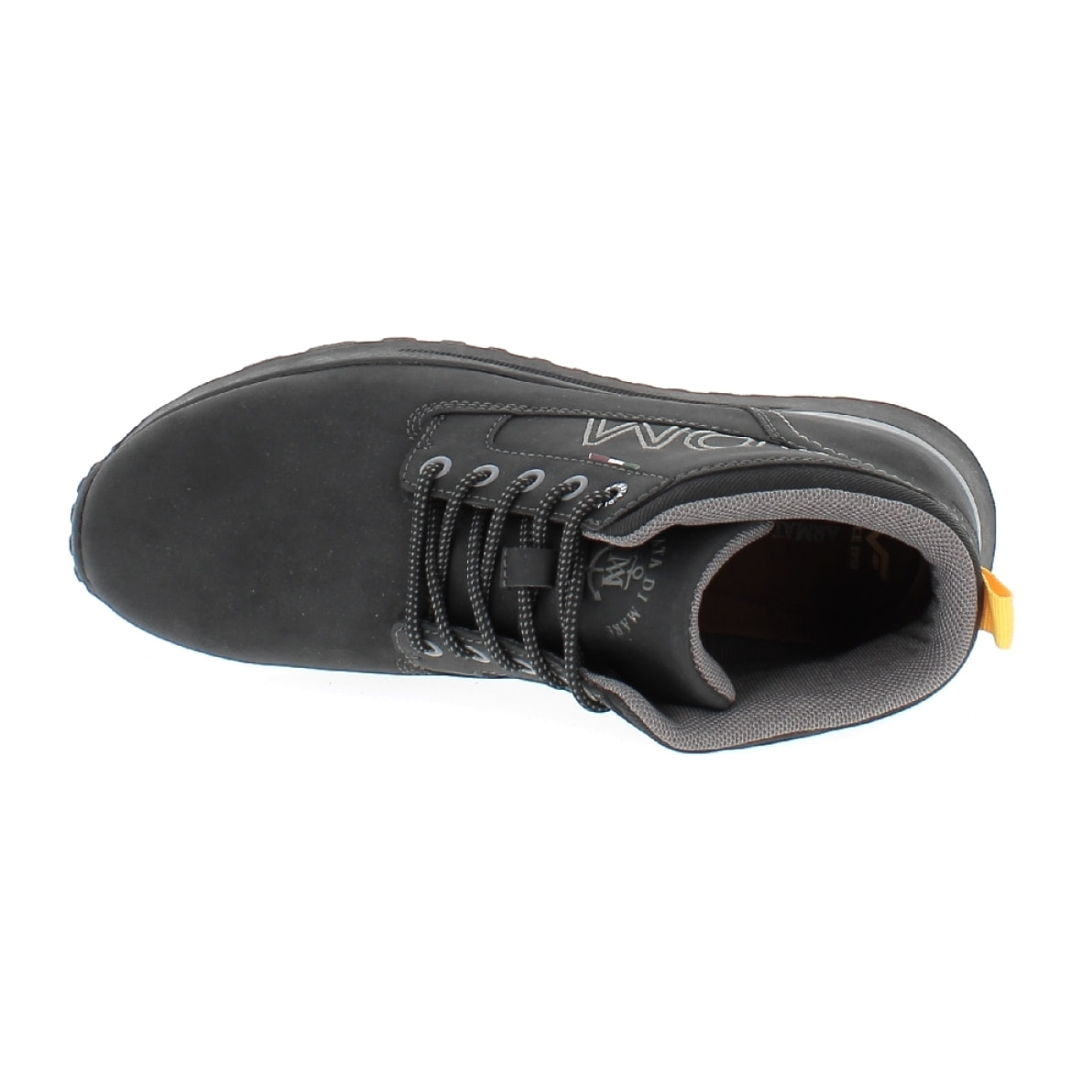 Armata di Mare Scarpe Uomo Stivaletti Hiking Ankle Boots Stringati con Soletta Rimovibile in Memory Foam AMU W23L446 Black