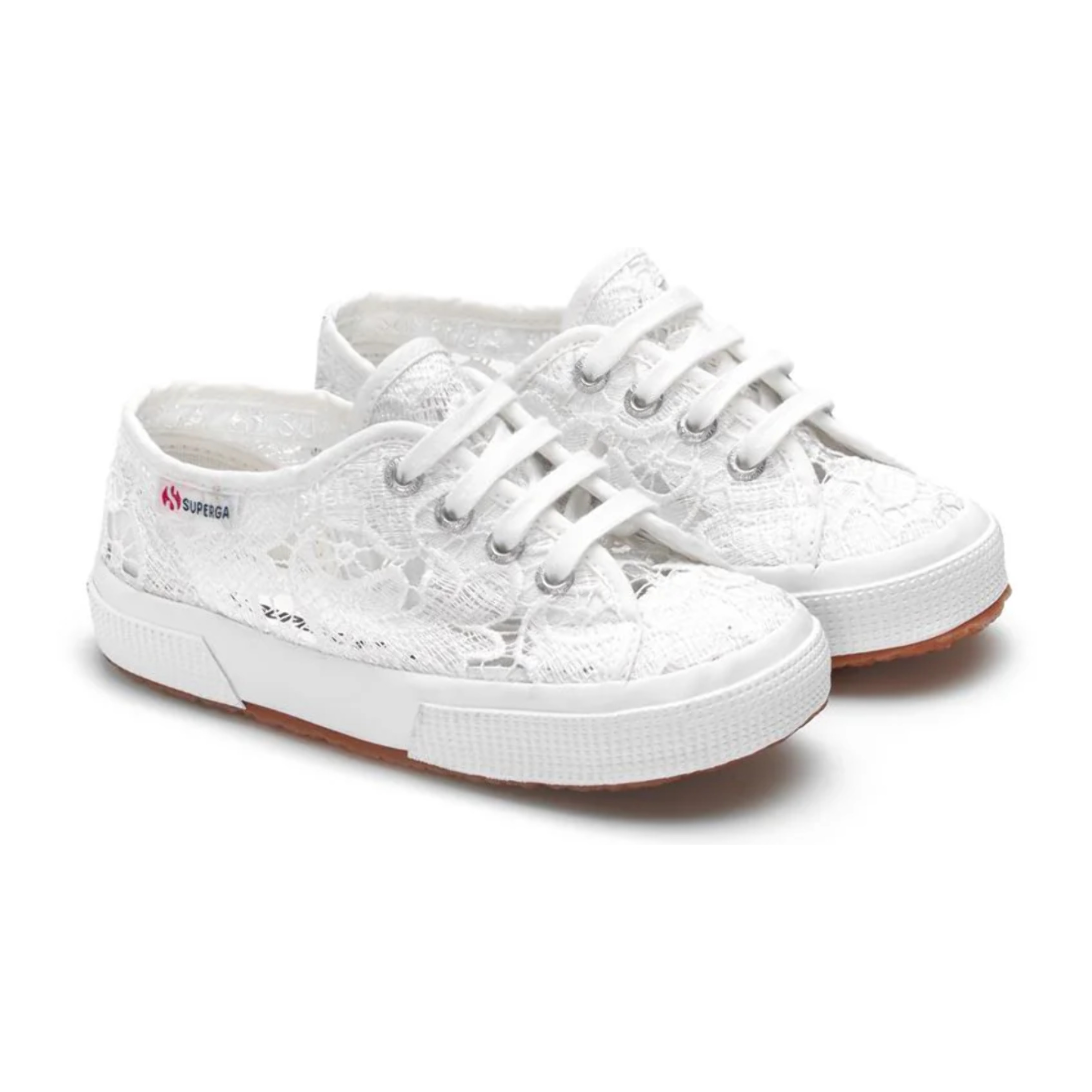 Le Superga Bambina Bianco 2750-MACRAMEJ