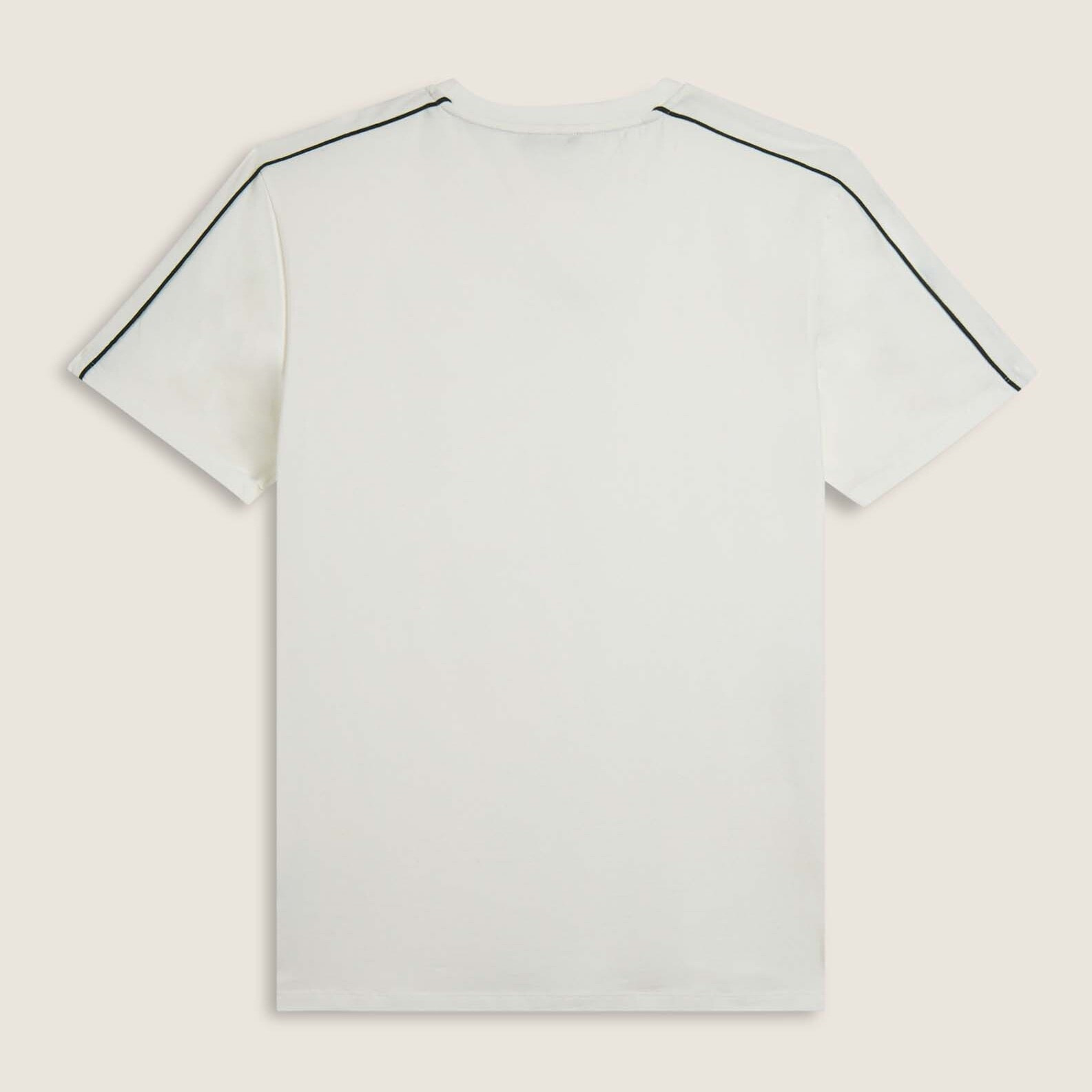 T-shirt in jersey stretch con cuciture in contrasto