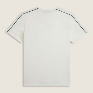 T-shirt in jersey stretch con cuciture in contrasto