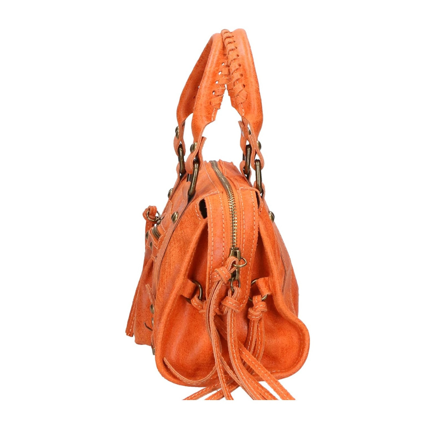 Borsa a spalla da donna - Modello Erisia - Vera pelle - 25.0 x 15.0 x 10.0 cm