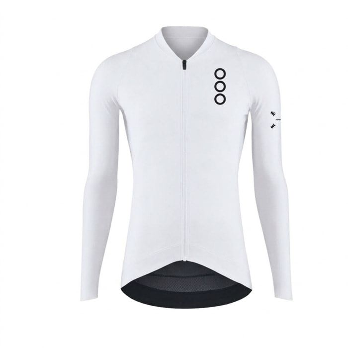 Maillot de manga larga aerodinámico y transpirable ECOON PRO Domancy - Blanco