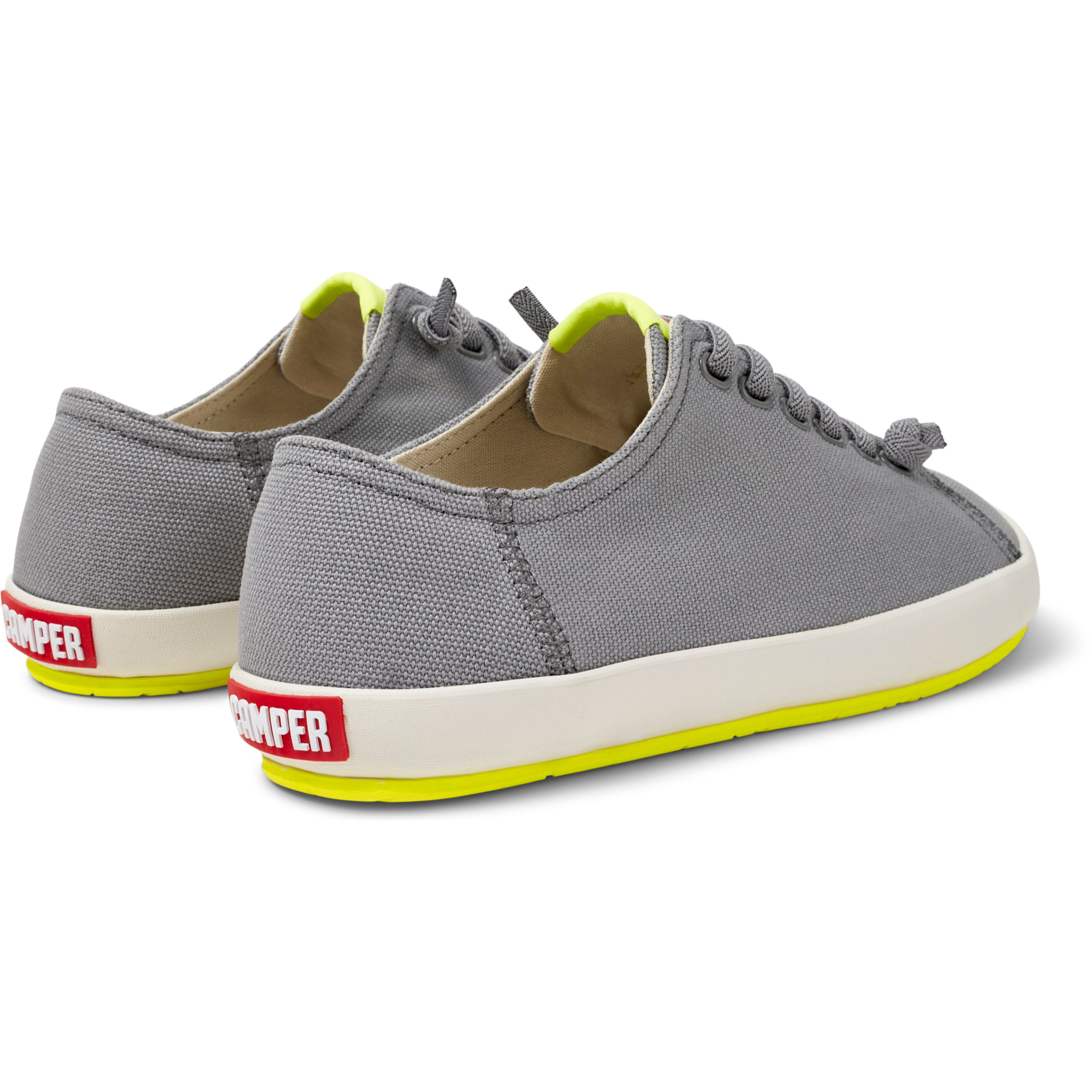 Zapatillas - CAMPER Peu Rambla Vulcanizado - Gris - Tejido natural