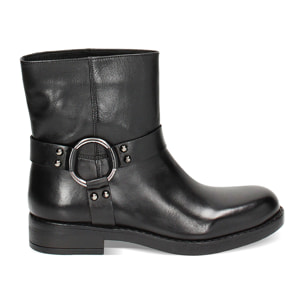 Biker negras de cuero