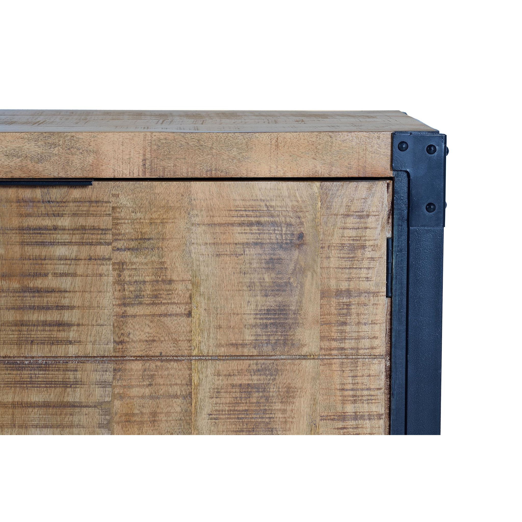 Aparador de Madera de Mango Estilo Industrial Moderno