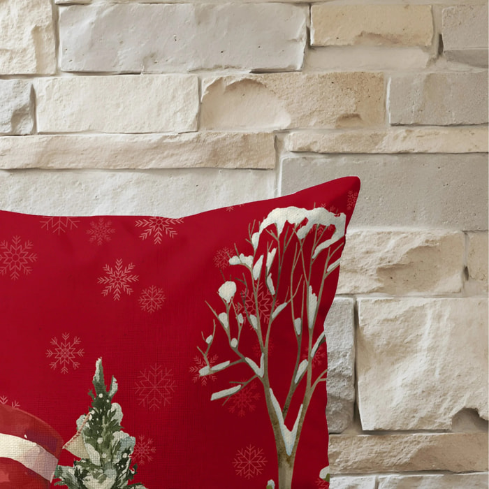 Housse de coussin 100% algodón Snowman A 50x50 cm