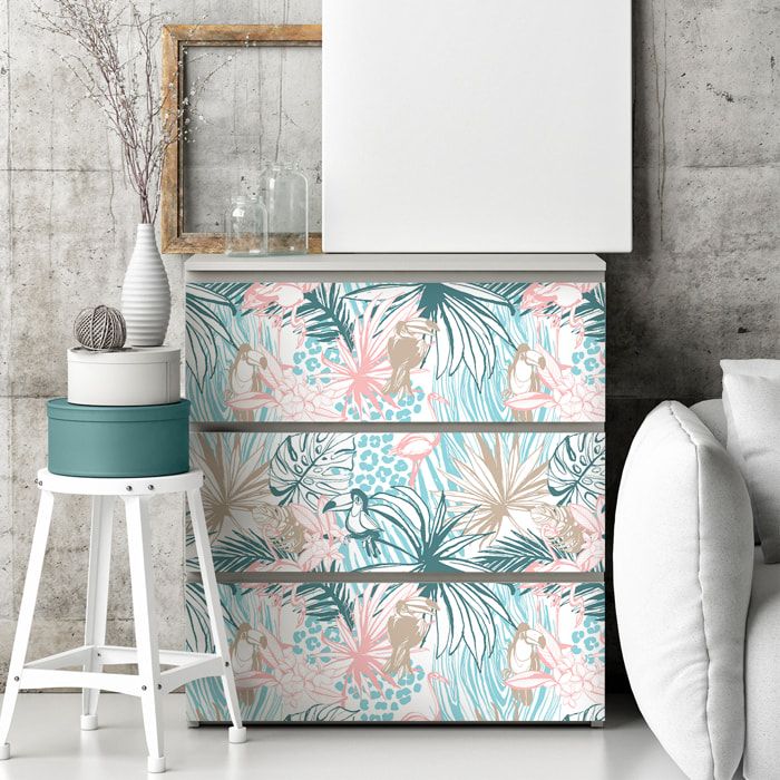 Sticker meuble tropical fatea 40 x 60 cm