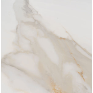 Tavolo MACINAGGIO in ceramica finitura calacatta oro