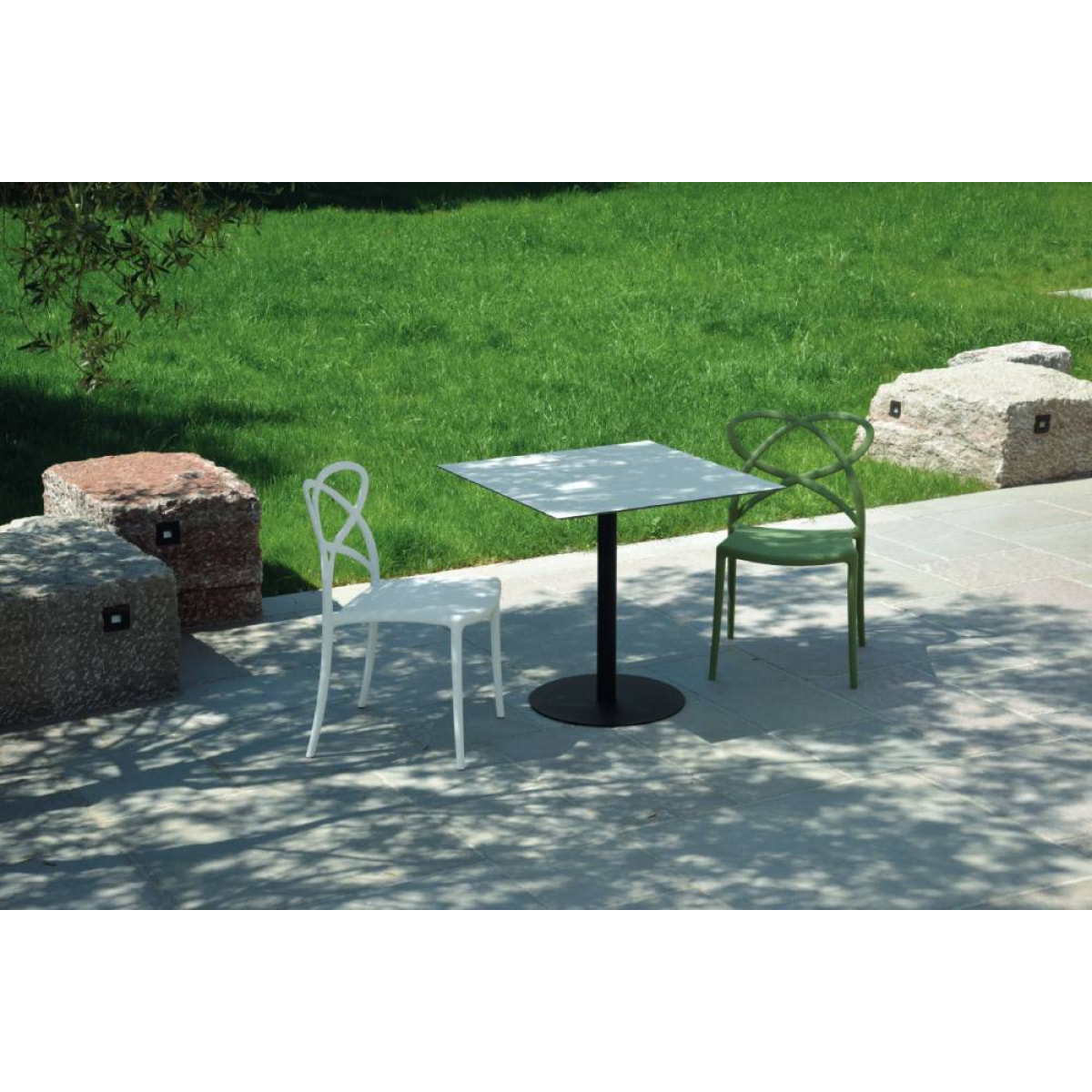 Base per tavolo SPARGI rotonda bianco 105 cm