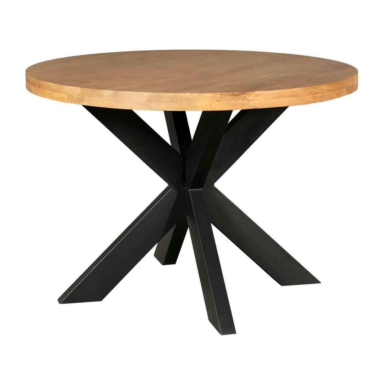Table à manger ronde en bois Ø140 cm RIVANO