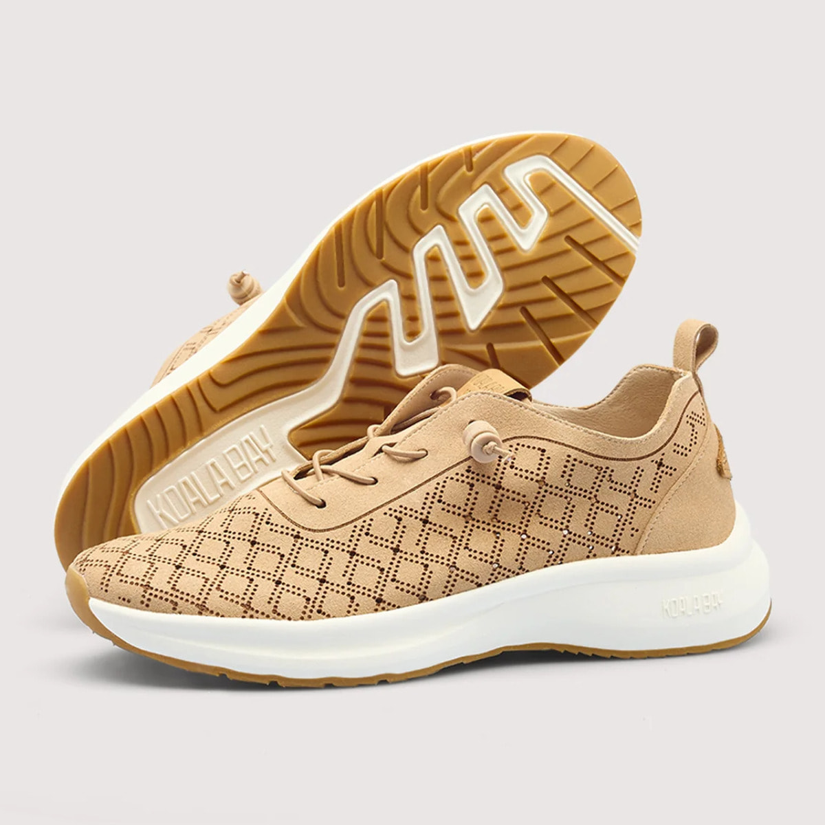 Sneaker Troquelado Camel - Sunny
