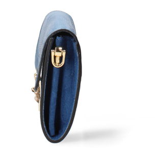 Borsa a mano da donna Made in Italy - Modello Hope - Vera pelle - 23.0 x 13.0 x 5.0 cm