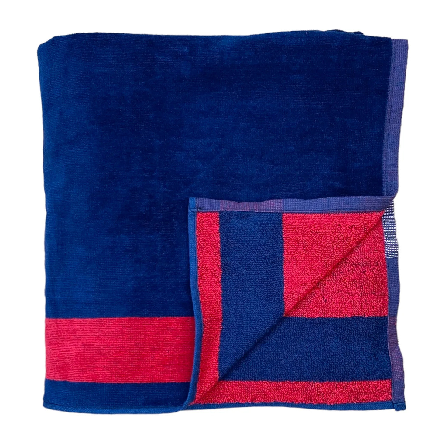 Serviette de plage éponge velours Jacquard - Conigli - 140x180cm - 400g/m²