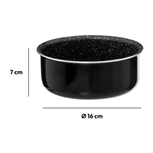 Casserole Aluminium pressé 16 cm Amovible