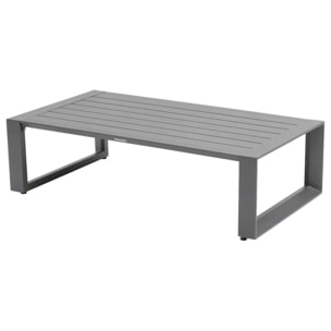 Table basse de jardin rectangulaire Allure Graphite