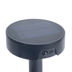 Cero proyector solar led estaca negro