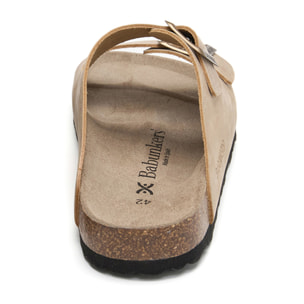 SANDALIA BABUNKERS MARRON