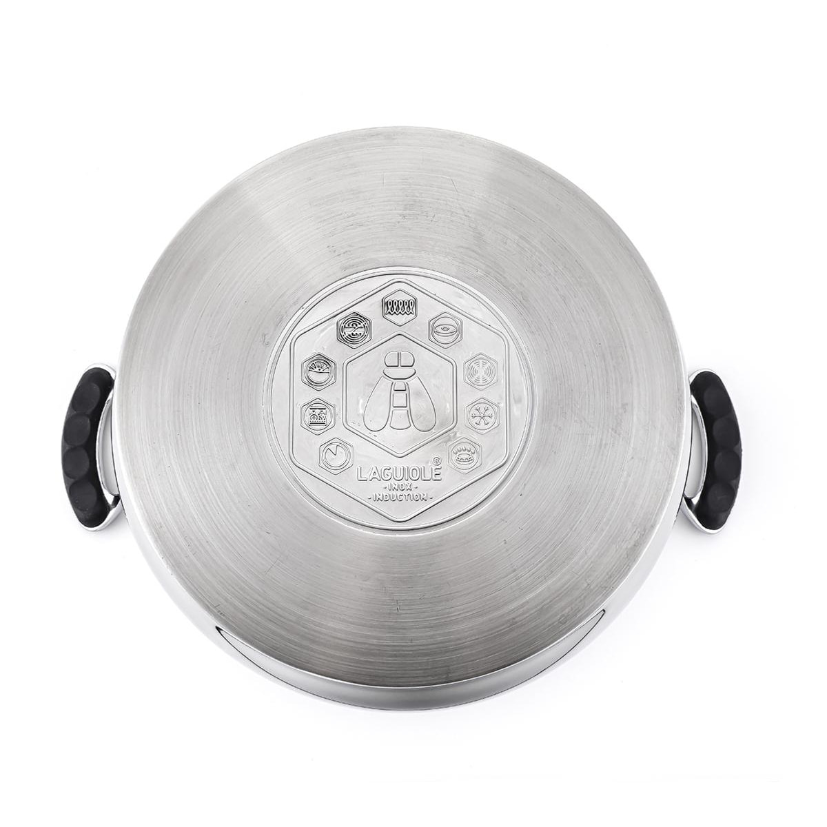 Couscoussier - acier inoxydable 18/8 - argenté