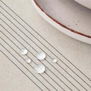 Mantel estampado antimanchas SANSA NATURAL