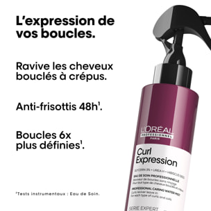 Série Expert Curl Expression - Eau de Soin Raviveur de Boucles - cheveux ondulés, bouclés, frisés et crépus 190ml
