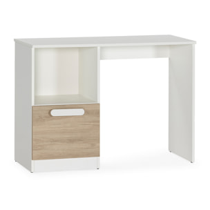 Mesa de escritorio Helen 1 puerta color Blanco