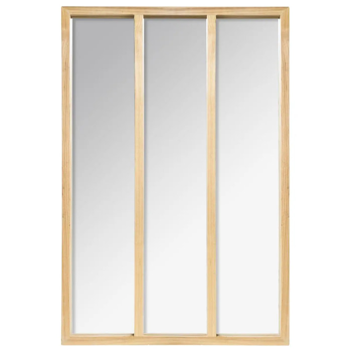 Miroir "Atelier" bois 76x116cm