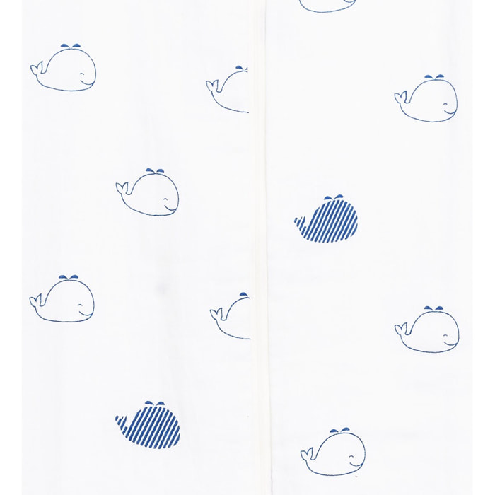 Gigoteuse en coton bio blanc