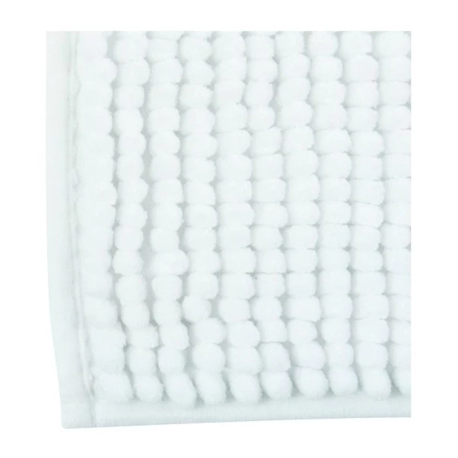 Tapis de bain Microfibre CHENILLE Blanc MSV