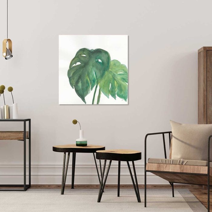 Tableau Plante monstera watercolor Toile imprimée