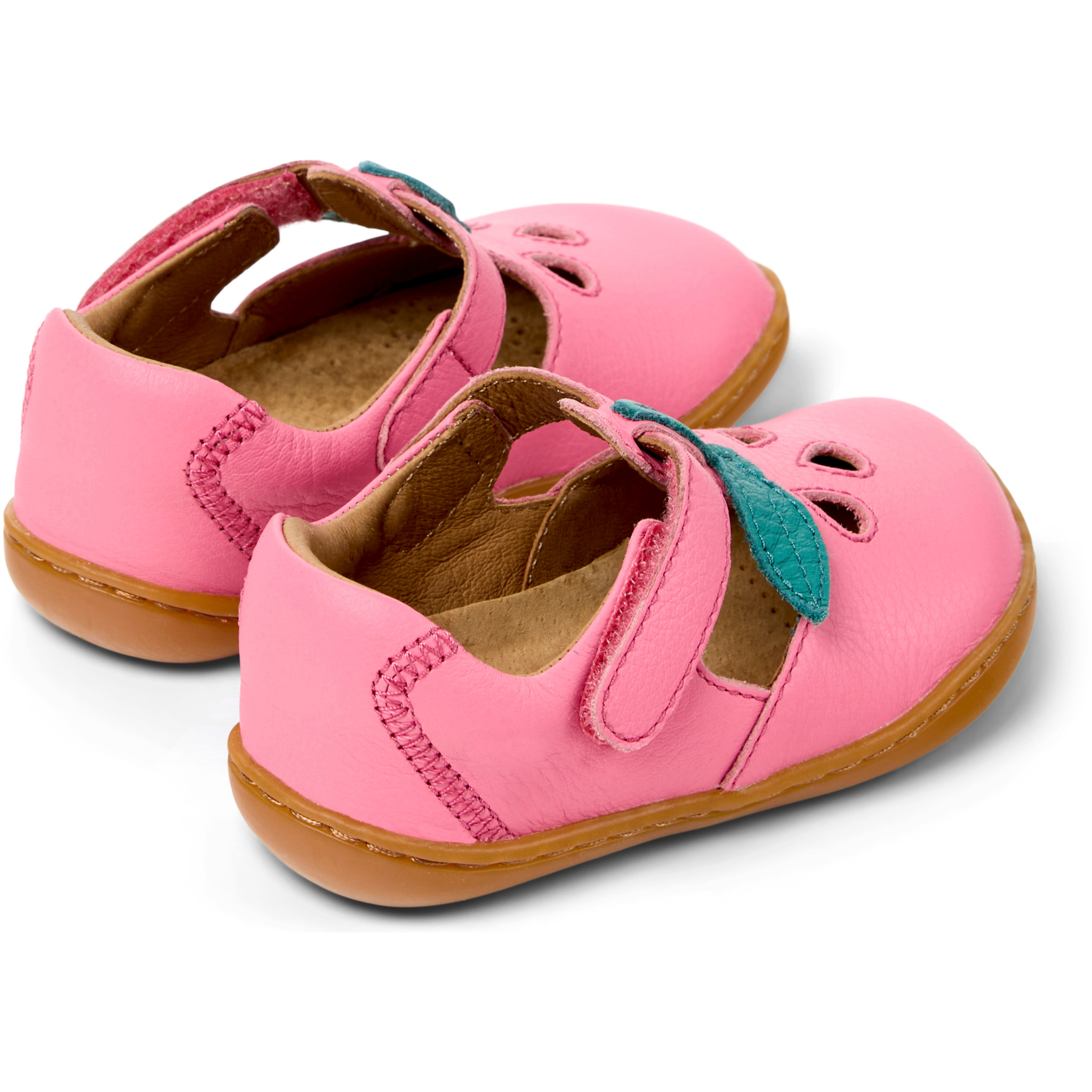 Bailarinas - CAMPER Peu Cami Twins - Rosa - Cuero liso