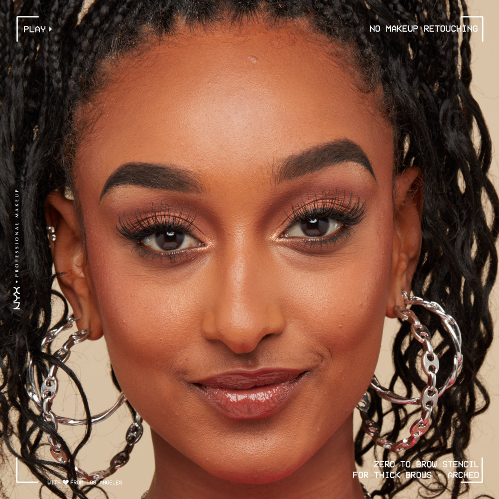 NYX Professional Makeup Zero To Brow Pochoirs Fins