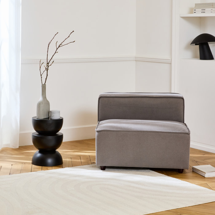 Fauteuil pour canapé modulable tissu déperlant SENSE