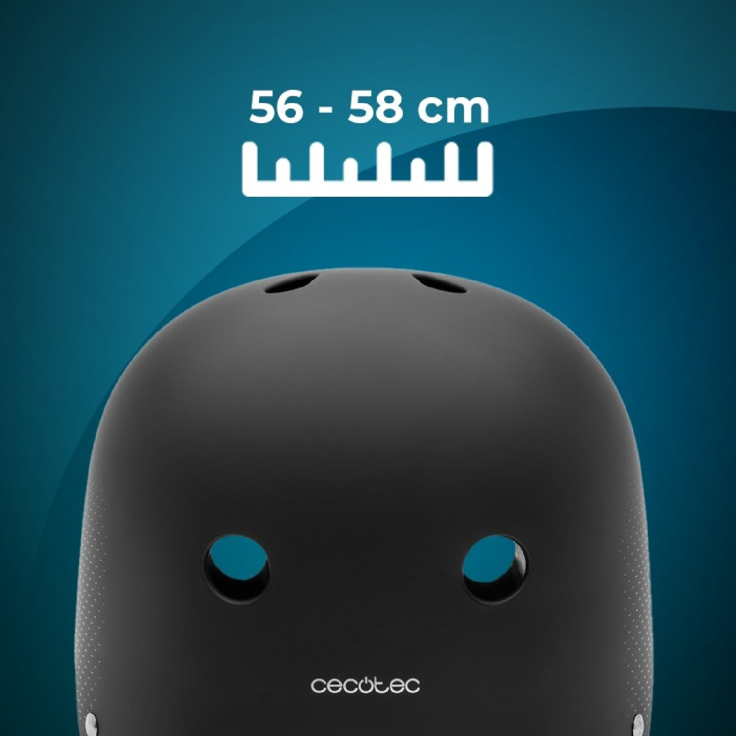 Cecotec Casque BrainGuard Urban Black S-M