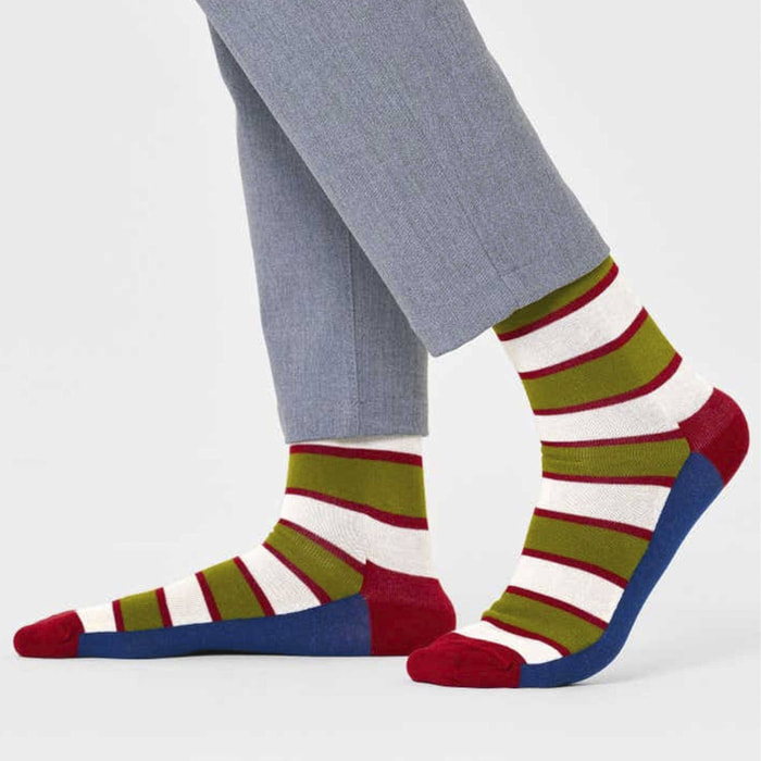 Calcetines stripe rojo