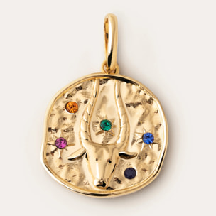 Charm Organic Colors Zodiac Placcato Oro