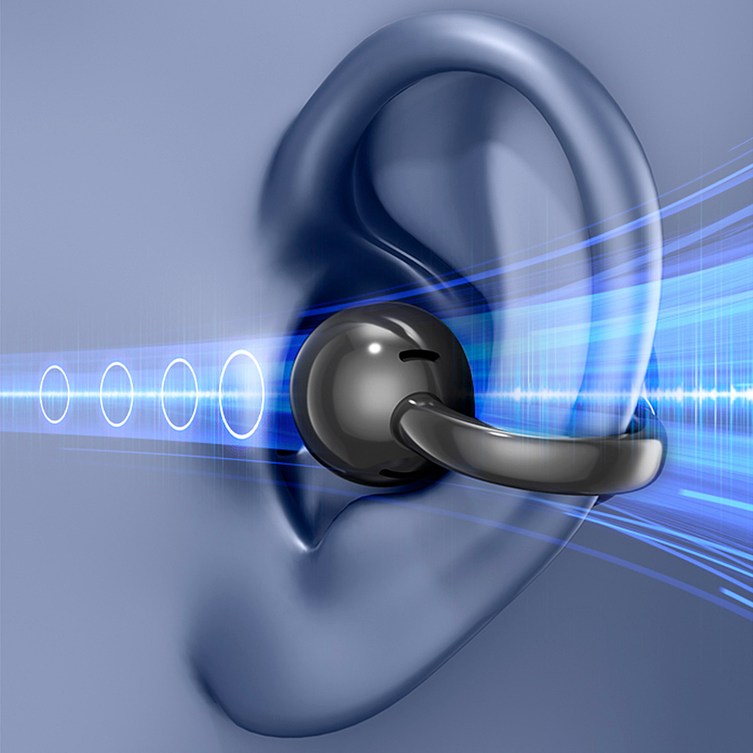 M100 Cuffie Bluetooth 5.4 Aitranslate con suono ACS 360º, suono direzionale. Riduzione del rumore. Traduttore AI.