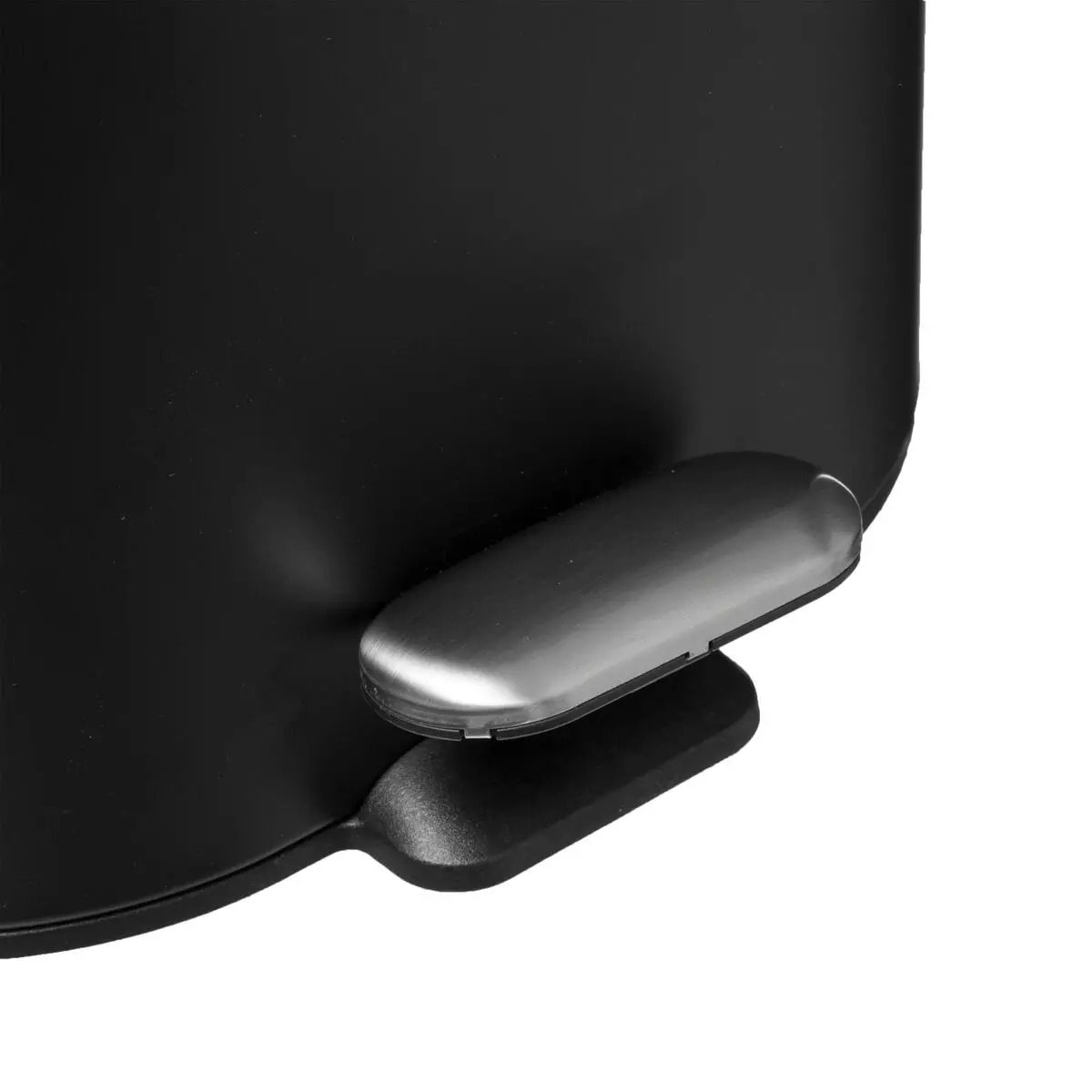 Poubelle soft close métal 6L "Siliflex" noir