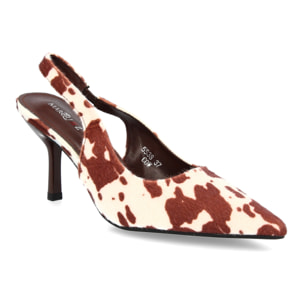 Zapatos cierre elástico estampado moderno