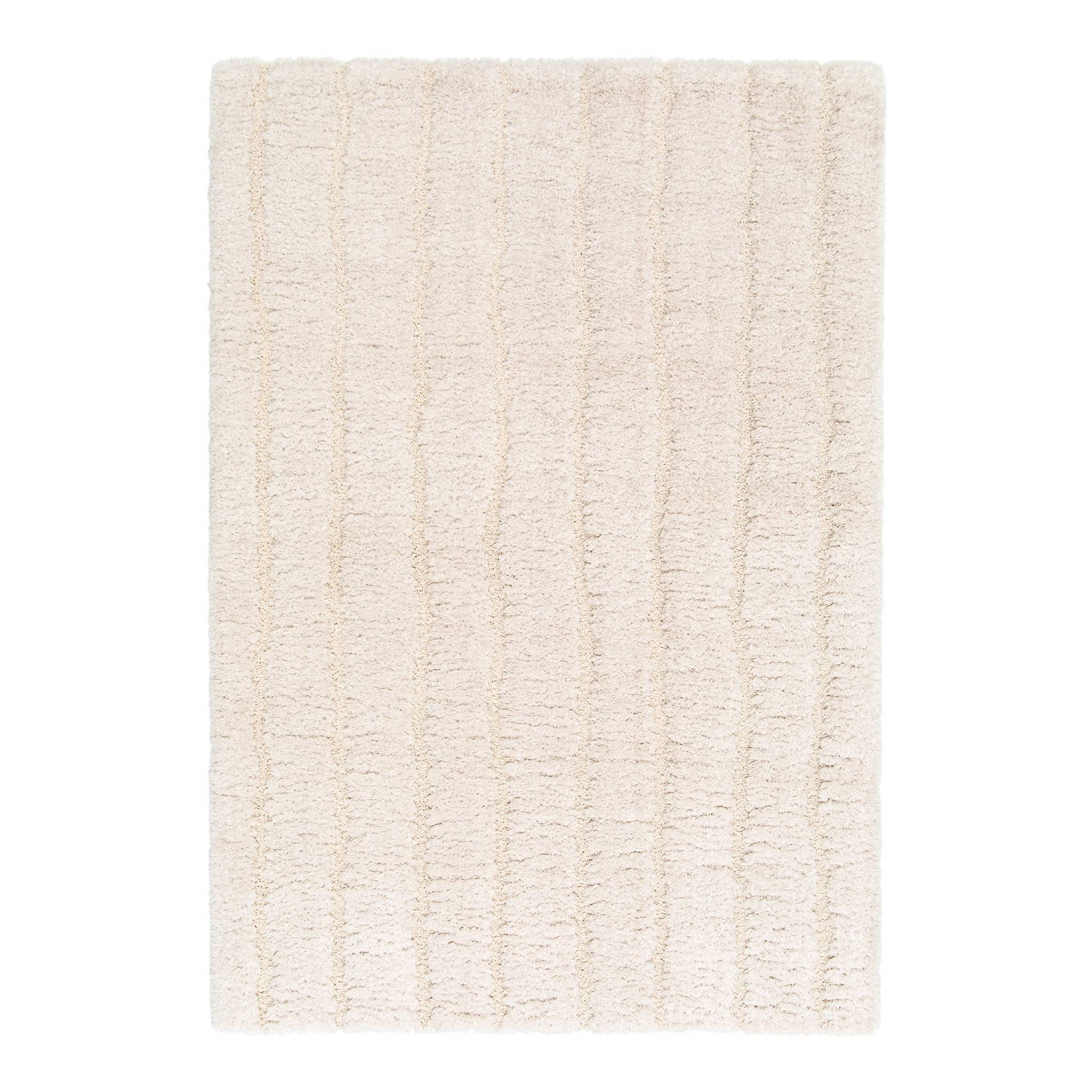 Tapis intérieur motif linéaire crème SOL