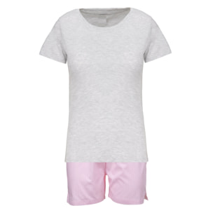 Pigiama leggero DONNA cotone microfantasia ananas