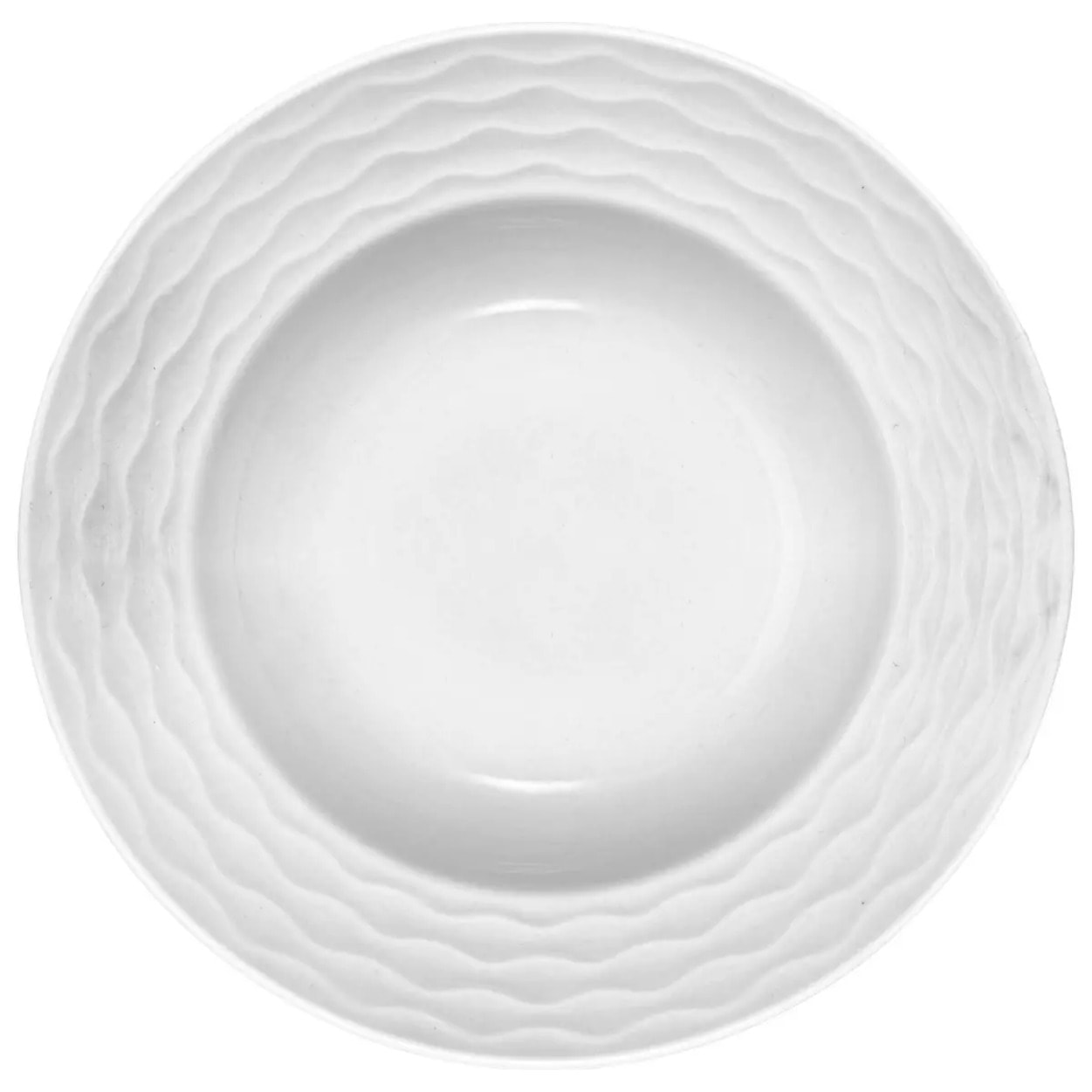 Service de table Paloma 12 pièce(s) blanc D27,2xH2,2cm