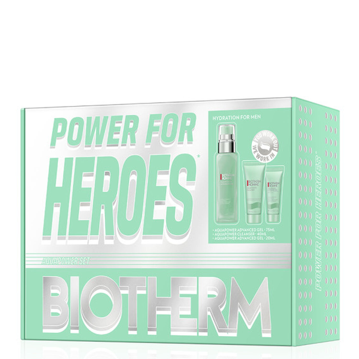 Aquapower - Coffret Aquapower Advanced Gel 75ml + Aquapower Advanced Gel 20ml + Aquapower Cleanser 40ml
