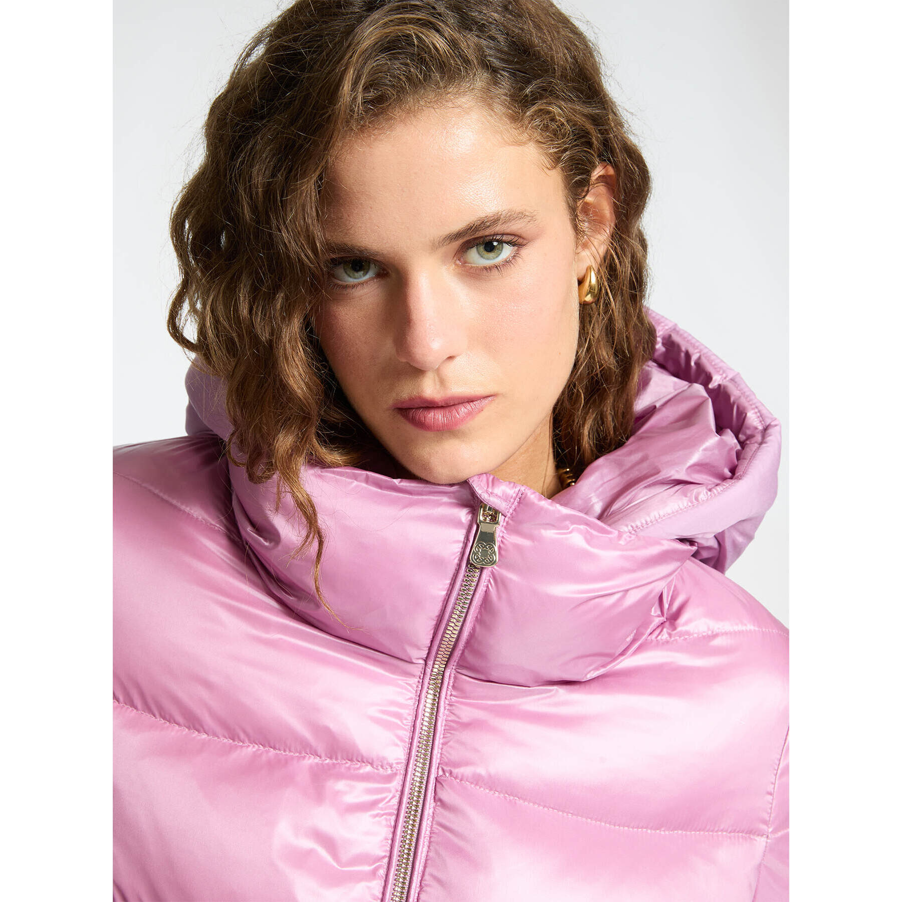 Elena Mirò - Piumino light weight trapuntato - Rosa