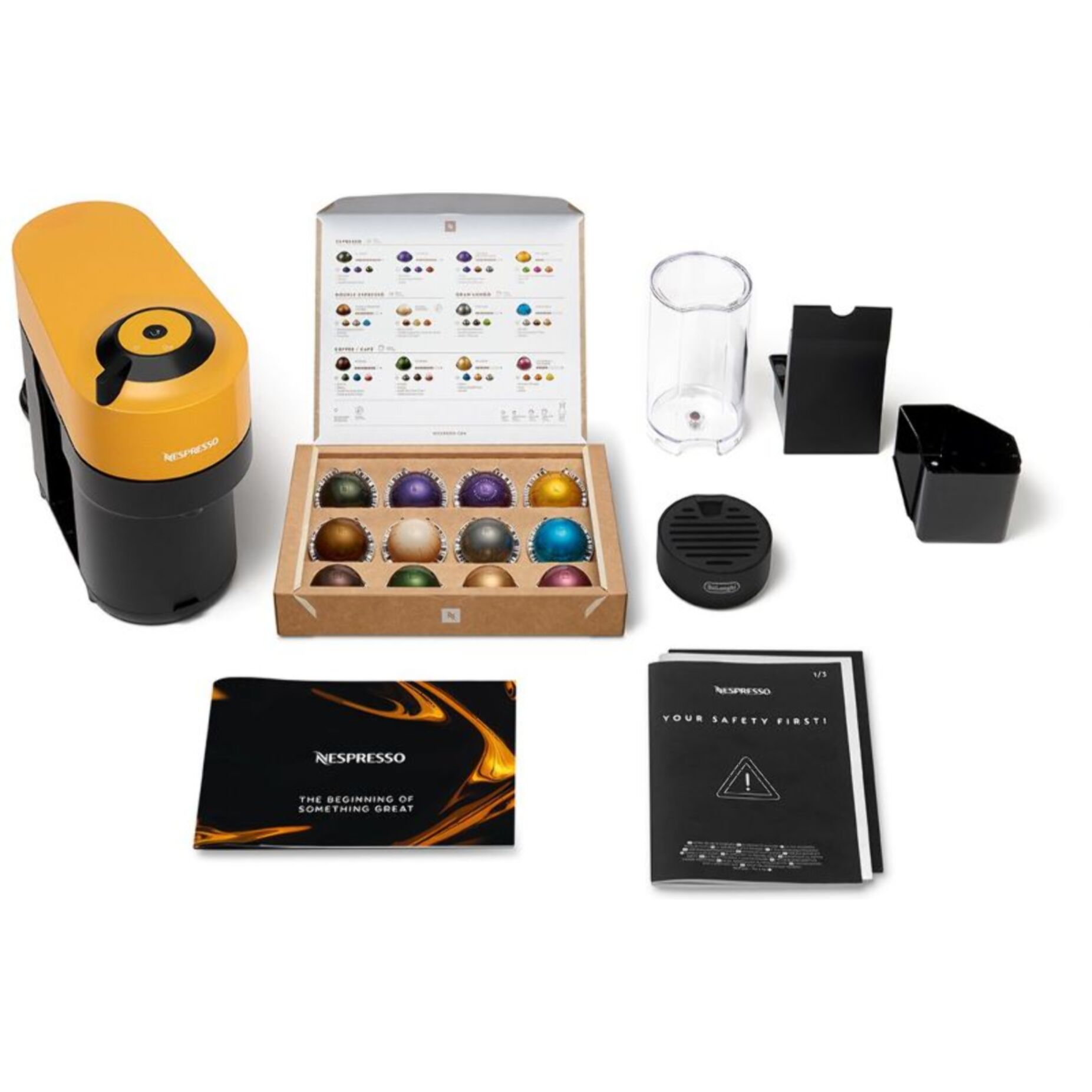 Nespresso DELONGHI Vertuo pop Jaune
