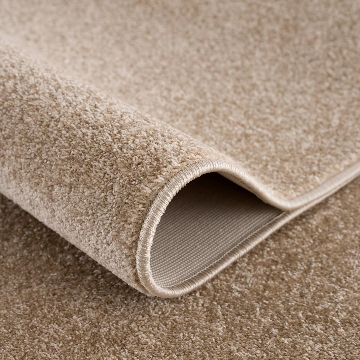 Tapis salon et chambre tissé motif uni PAJU