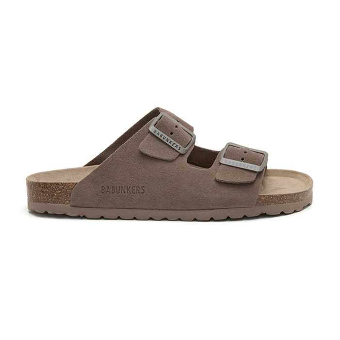 SANDALIA BABUNKERS MARRON