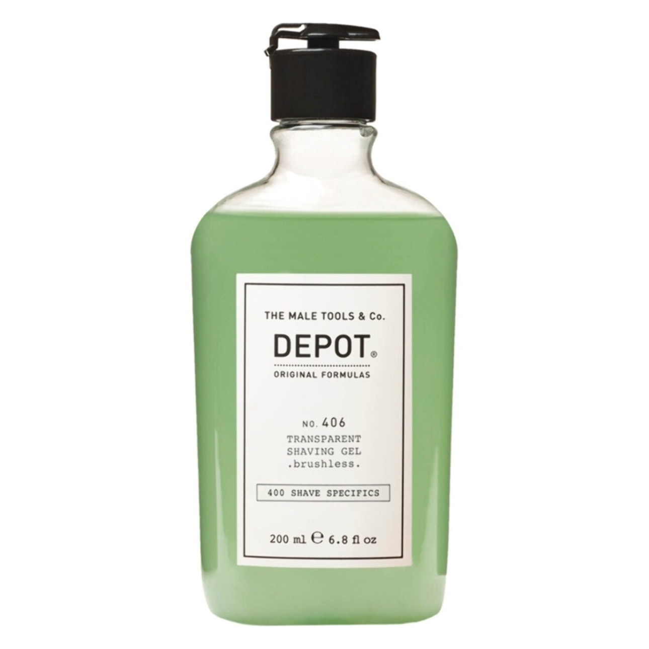 DEPOT no.406 Transparent Shaving Gel 200ml