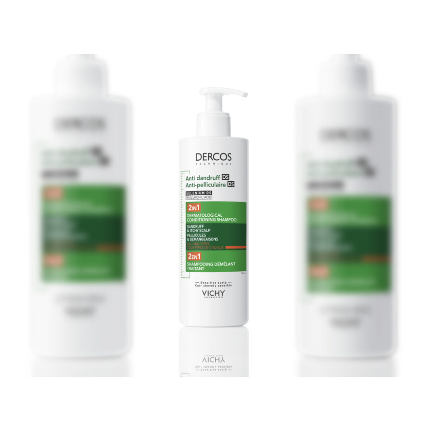 Anti Dandruff - Shampooing Démêlant Traitant Pellicules & Démangeaisons 2en1 Tous Types de Cheveux 390ml