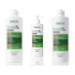 Anti Dandruff - Shampooing Démêlant Traitant Pellicules & Démangeaisons 2en1 Tous Types de Cheveux 390ml